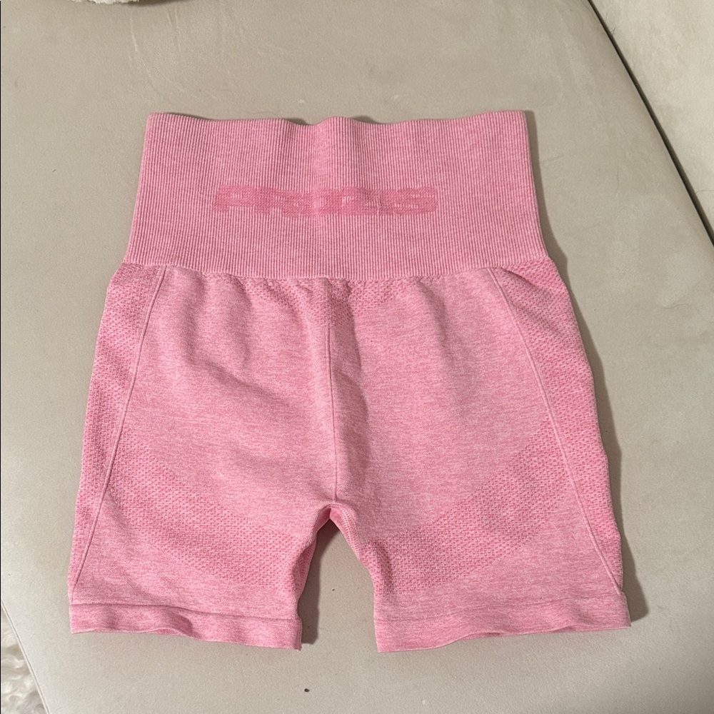 Prozis Pink High-Waist Seamless Kids Bike Shorts